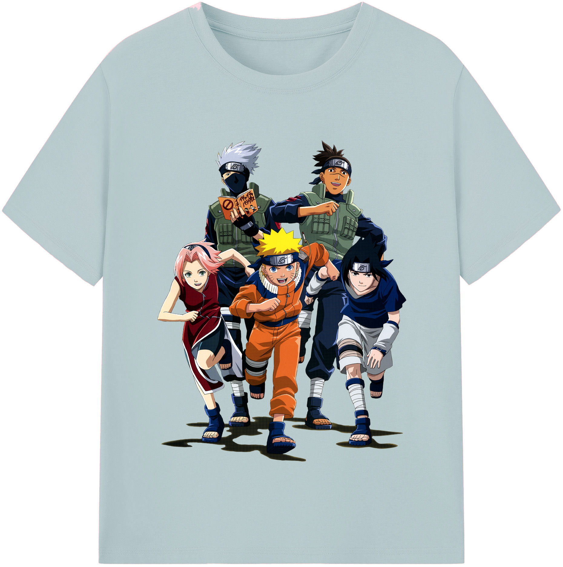 （画像用） NARUTO -ナルト- うずまき ナルト Uzumaki Naruto 綿100％半袖Tシャツ（フロントプリント）